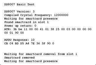 smart card processor speed|The DS8007 and Smart Card Interface F.